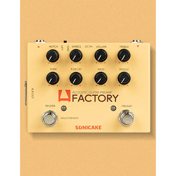 SONICAKE A Factory DuaLane Acoustic Preamp Pedalı